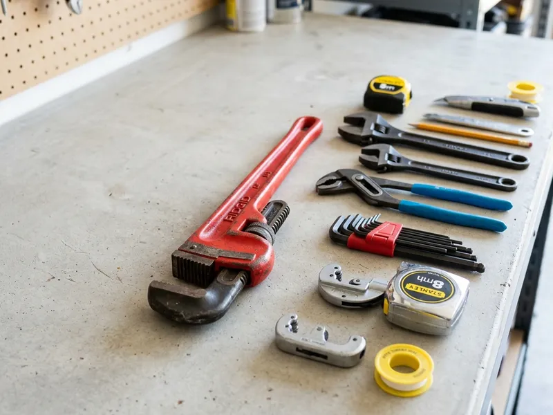 Professional plumbers in Vineland, NJ equipped with top-tier tools for residential and commercial plumbing services.